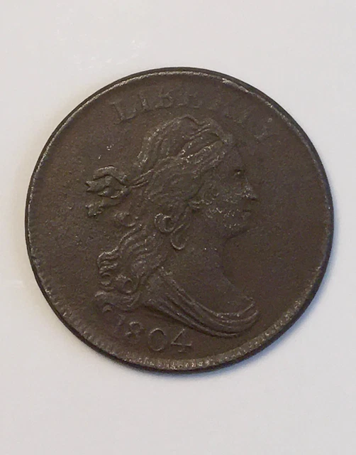 1804 Draped Bust Half Cent Strong Details Free Shipping