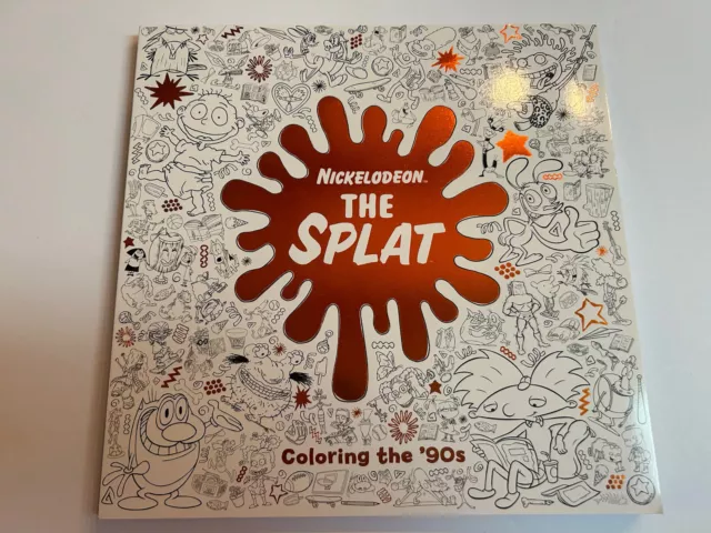 The Splat: Coloring the '90s (Nickelodeon) (Paperback Coloring Book) NEW