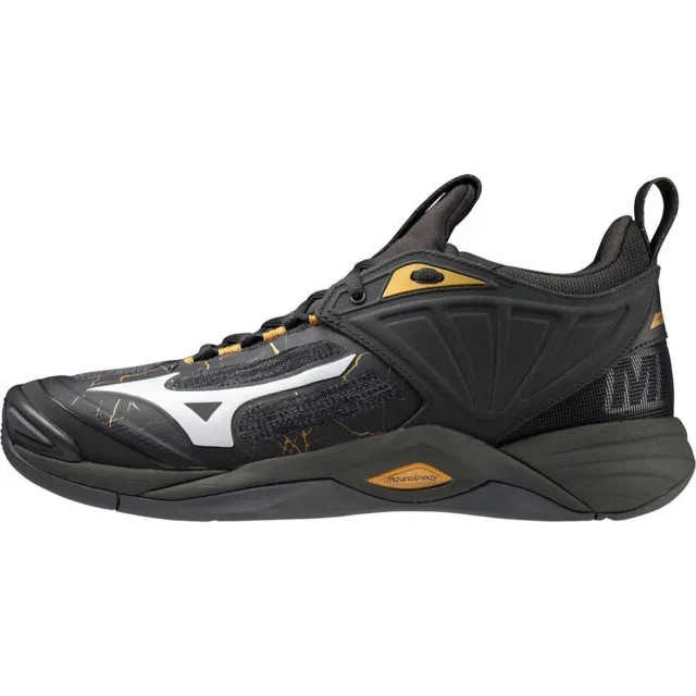 Mizuno Mens Wave Momentum 2 Indoor Court Shoes Trainers Volleyball - Black