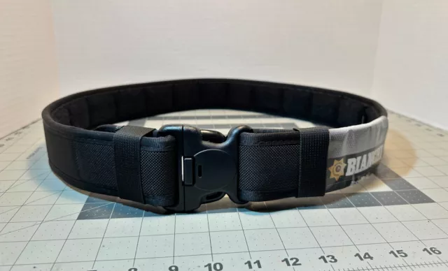 Bianchi® 22410 Model 7225 ErgoTek™ Black Nylon 2.25" Duty Belt, Size: 38-40"