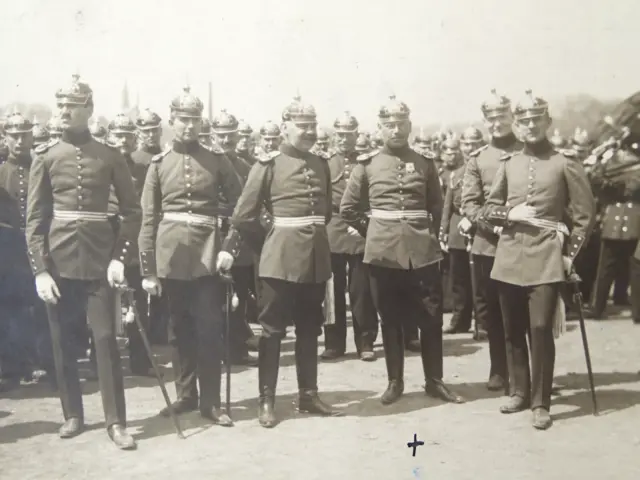1912 WWI German Prussian German Officers  Real Photo Postcard RPPC - PC0