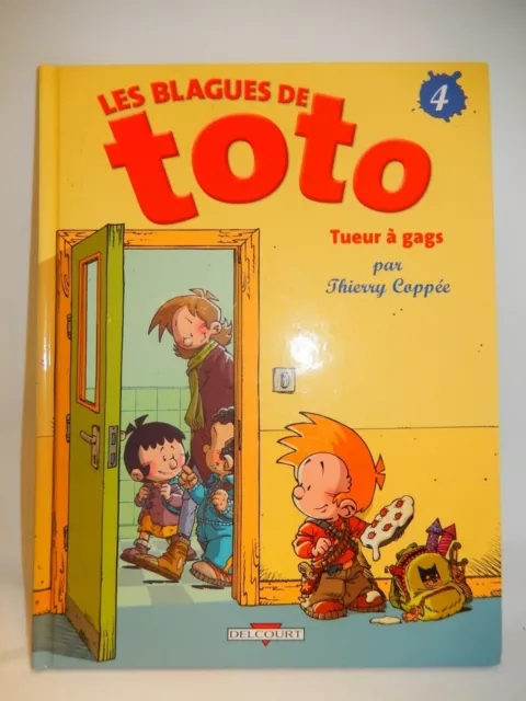 BANDE DESSINNEE ORIGINALE  LES BLAGUES DE TOTO - TOME 4 avec Dédicace