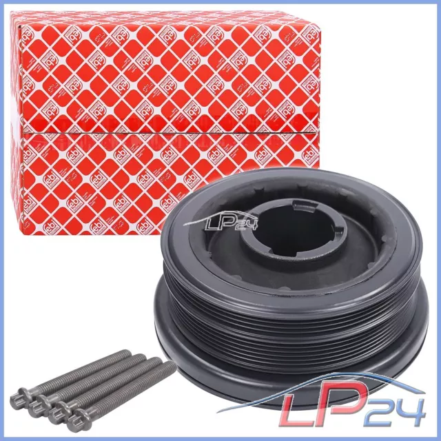 1X Febi Poulie Damper De Vilebrequin Pour Bmw Série 7 E65 E66 730 X5 E53 E70 3.0