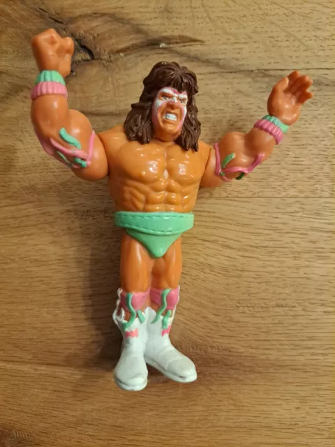 Wrestling-Figur WWF Hasbro - The Ultimate Warrior - Series 1 - Kopfschadstelle