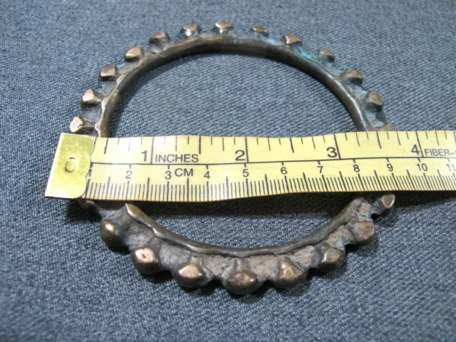 Old Naga Burma Bronze Bracelet 3