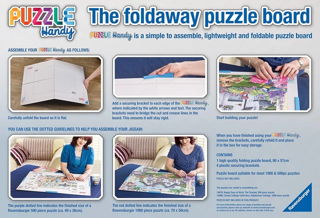 Ravensburger Jigsaw Puzzle Board - Portable Foldable Accessory Storage - Suitabl 2