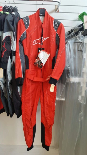 Outfly Cordura Go Kart Suit – Red/Black/White, All Sizes (Free Gloves & Balaclava)
