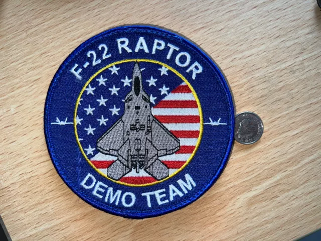 USAF F-22 RAPTOR -DEMO TEAM- 1st FIGHTER WING-Langley AFB, VA-ORIGINAL ...
