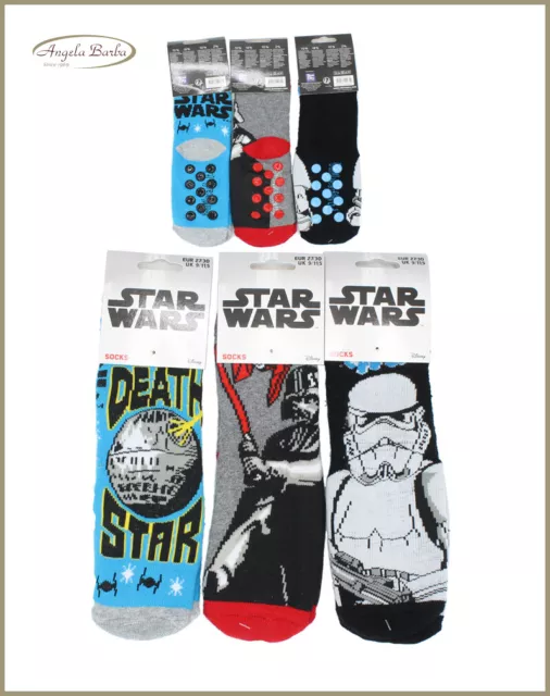 Chaussettes Antidérapantes pour Enfants Star Wars De Bébé Chaud Collants  Coton