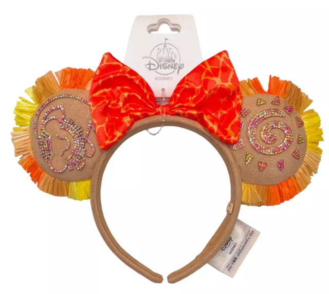 Disney Parks Baublebar Animal Kingdom Simba Lion King Minnie Headband Ears NEW