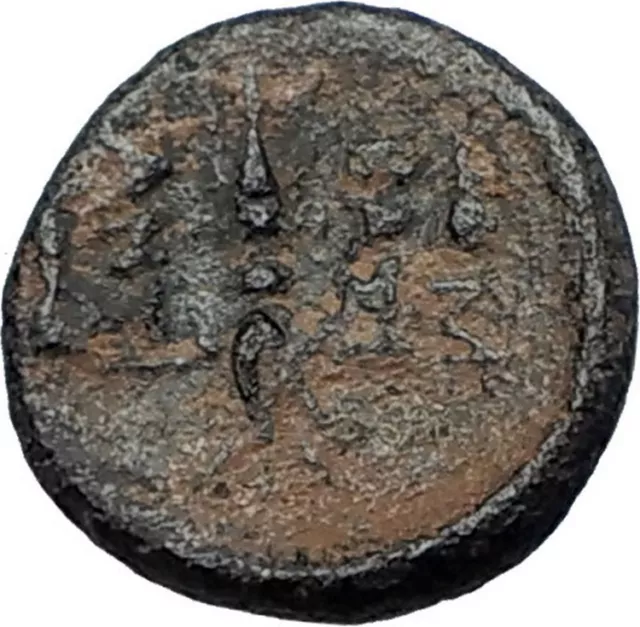 ANTIOCHOS I Soter 281BC Seleukid RARE R2 Ancient Greek Coin THUNDERBOLT i67982 2