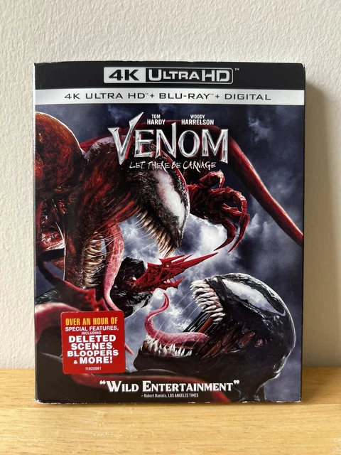 VENOM: LET THERE Be Carnage (4K Ultra HD, 2021) Factory Sealed with