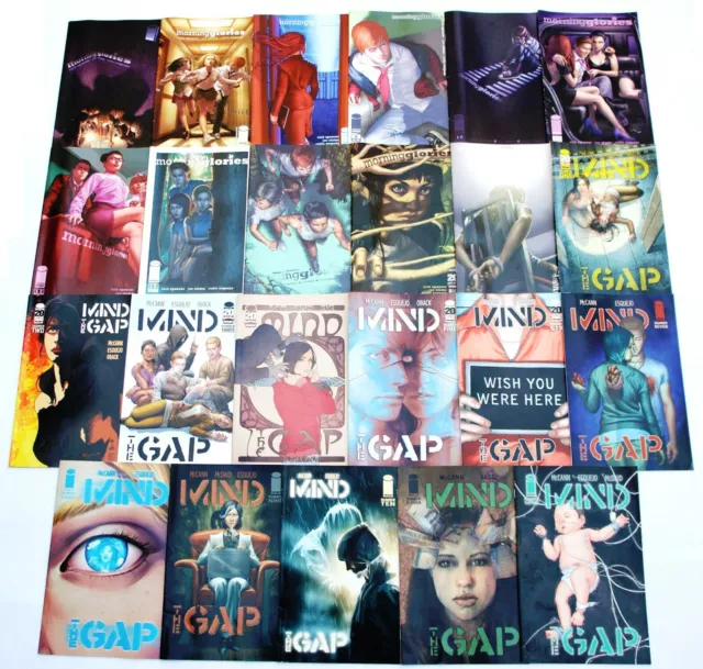 23 x IMAGE AMERICAN COMICS JOB LOT MORNING GLORIES MIND THE GAP 2010-2013 USED