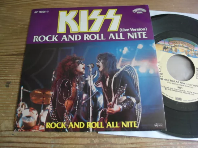 Kiss – Rock And Roll All Nite megarare Vinyl, 7" mint- Hard Rock, Glam