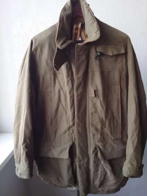 Beretta Coroura Field Jacket size Large Hunting Shooting Chore Coat Italy