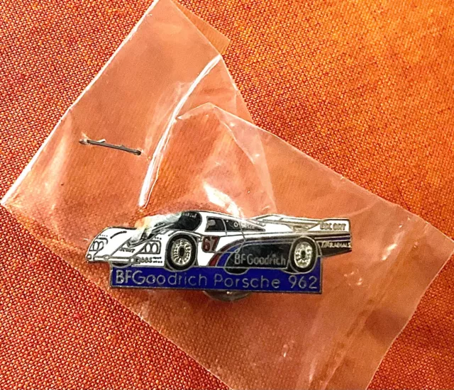 1985 ~ “BFGoodrich Porsche 962 Cloisonné Hat/Lapel Pin” ~ NEW