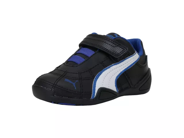 Puma Tune Cat B Infants Babies Toddlers Kids 2V Strap Black Blue White Shoes