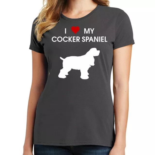 I Love My Cocker Spaniel T-Shirt 2406