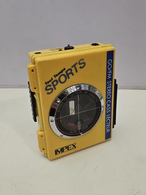 Ancien walkman philips - rouge - moving sound stereo d6608/ à Bourgogne