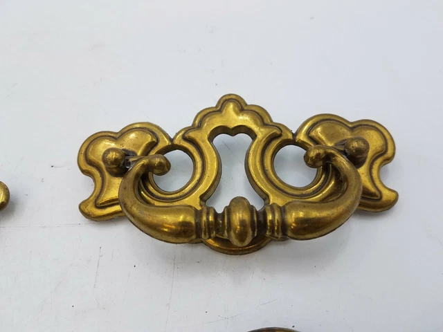 5 pièces boutons de quincaillerie vintage poignée de tiroir de commode mal assortis 3