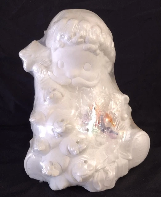 Bombillas de árbol de Navidad '92 California Creations JOYFUL SANTA Creative Crafts 94392
