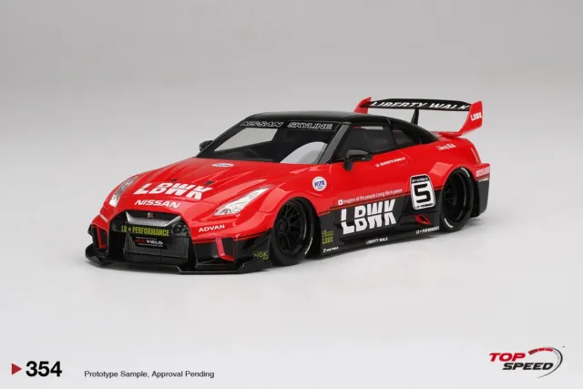 1:18 Nissan GT 35GT-RR LB-Silhouette Works TopSpeed TS0354
