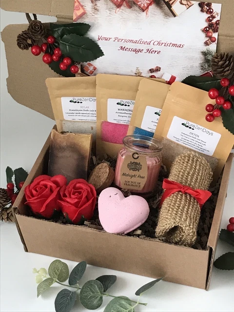 Set scatola regalo da donna festivo cerotto coccole per sua madre di Natale moglie figlia
