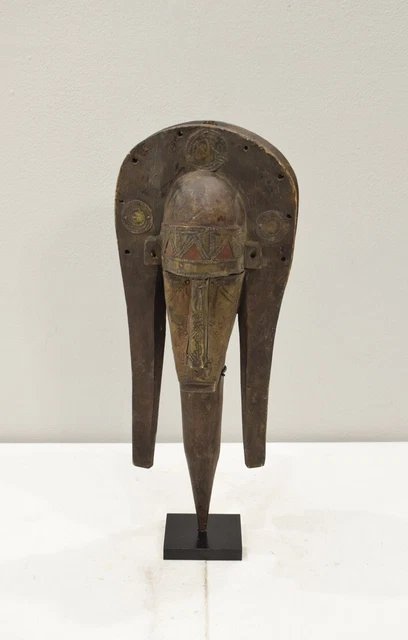 African Marka Janus Wood Puppet Head Mali