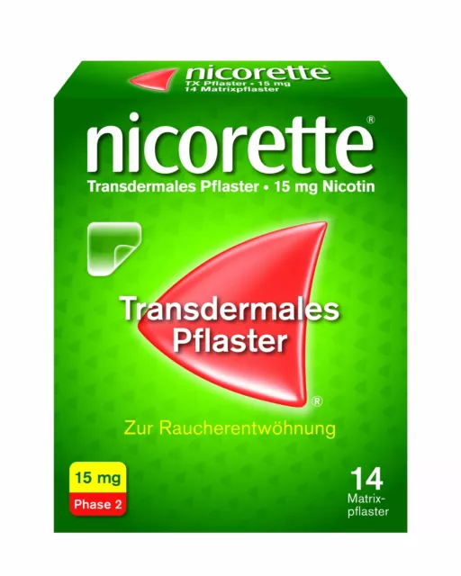 NICORETTE TX Pflaster 15 mg, 14 Pflaster, PZN: 03273514
