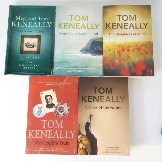 5 x Tom Keneally Paperback The Daughters of Mars Crimes of the Father