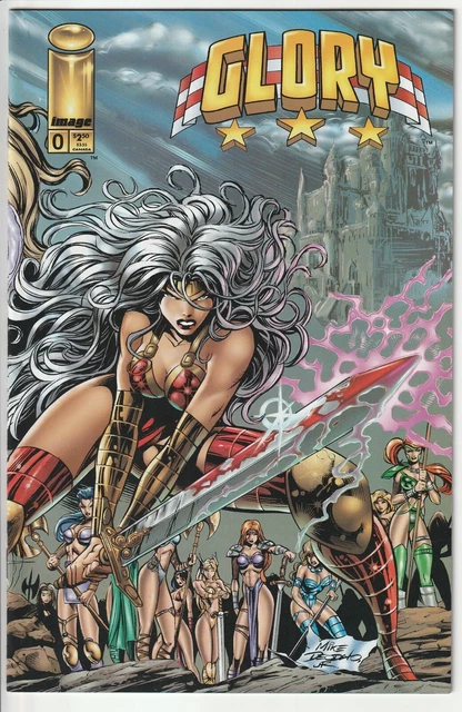 GLORY #0 1996 Near Mint Image Comics Mike Deodato Jr Bag/Board Amazons