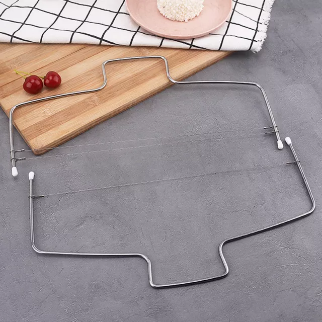 Double Single Line Cake Cut Slicer Adjustable Stainless Steel Wire Cake Slicer g