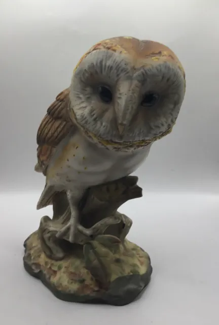 Vintage The Chancery Collection-Barn Owl Porcelain by MARURI - Hand Painted