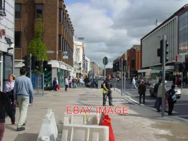 Photo  Limerick - O'connell Street Looking North East Limerick's Main Shopping S