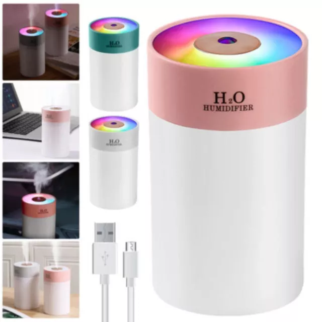 Electric Air Diffuser Humidifier Aroma Oil Led Night Light Up Home Relax Defuser