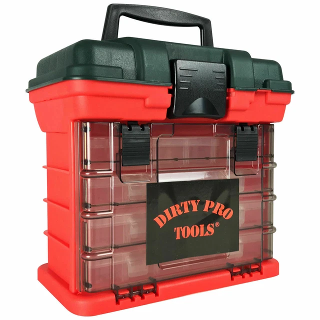 PORTABLE STORAGE Tool Box Chest Case Plastic Organizer Divider