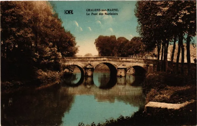 CPA CHALONS-sur-MARNE - Le Pont des Mariniers (742406)
