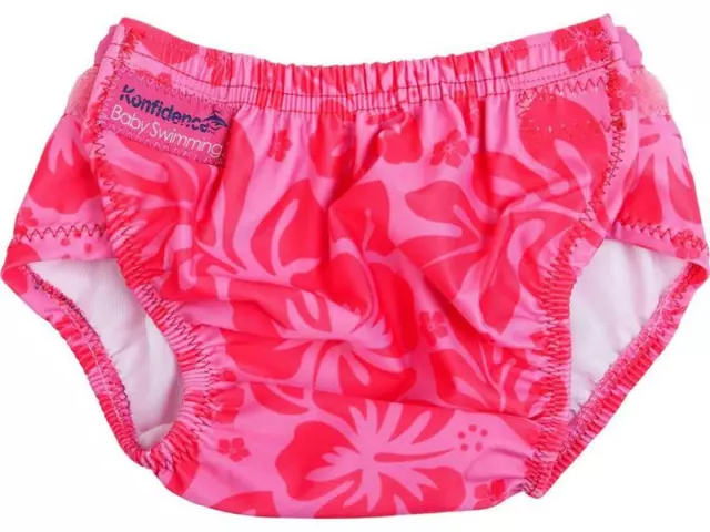 Konfidence Aqua Nappy Schwimmwindel Badewindel Babybadehose 3-30 Monate Rosa Blü