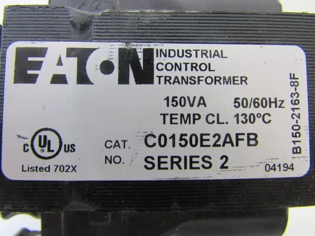 Eaton USD C0150E2AFB Control Transformers MTE 150V 50/60Hz EA 150kVA