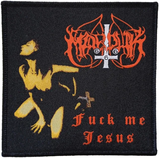 MARDUK - Fuck Me Jesus - Black Border - 9,6 x 9,5 cm - Patch - 168698