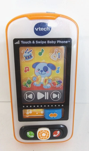 Vtech Touch And Swipe Baby Phone Kids Cellphone Toy Touchscreen Phone Tested