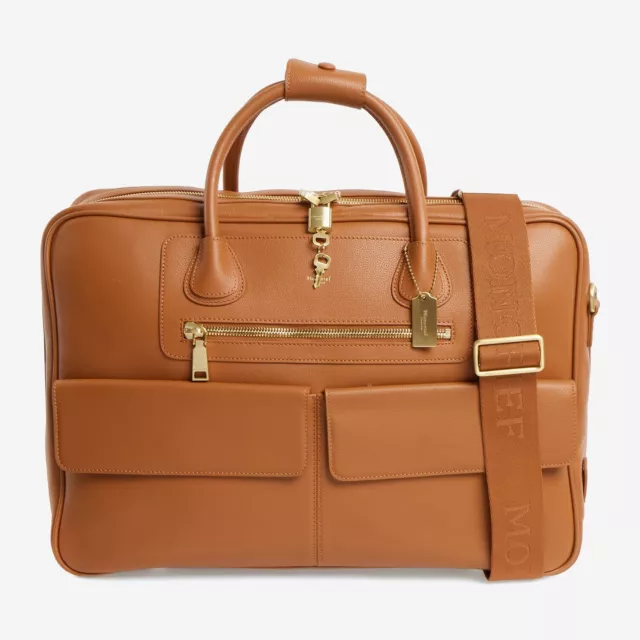 MONCRIEF Cognac Weekender Bag RRP £2,200
