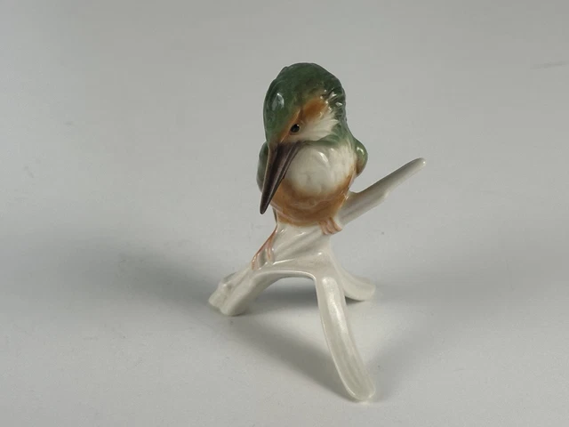 Figurine Chien Goebel Oiseau Queue Rouge - 9 Cm - Excellent état - Pour Décoration