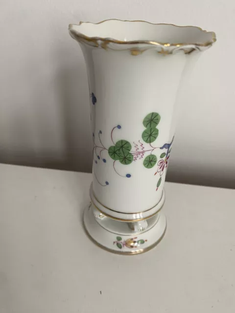 Schöne kleine und gut erhaltene Vase von Meissen  prunk vase kolibri