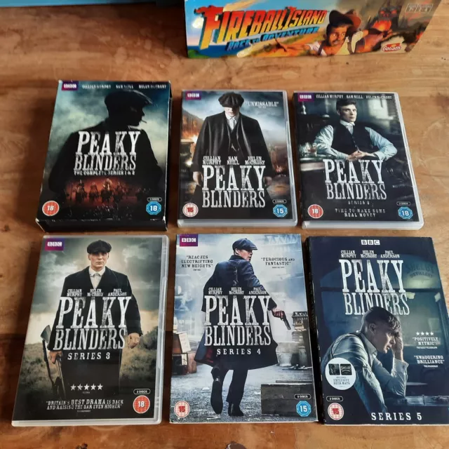 Peaky Blinders Complete Dvd Box Set Collection 1 5 And Narcos Season 1 1891 Picclick 