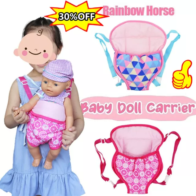 Doll Toys carrier backpack sleeping Clothes Baby Dolly Childrens toy accessories