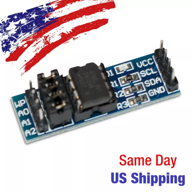 AT24C256 256 kbit EEPROM Memory Storage Module I2C Serial Arduino US SHIP TODAY!