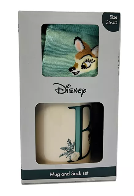 Disney Thumper & Bambi Mug & Socks Set Cup Women’s Christmas Gift PRIMARK