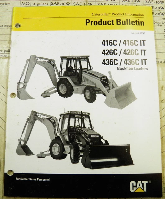 Tractopelle CATERPILLAR 436C IT - NZG 1/50 - Modèle Collection En Moulé Sous Pression, Made In Germany, Années 90