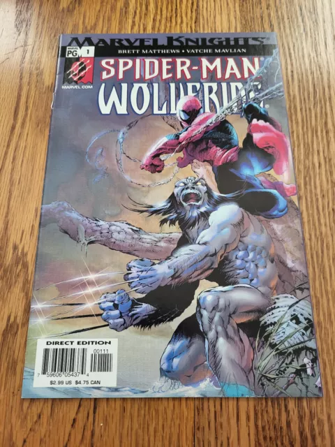 Marvel Knights Spider-Man & Wolverine - Complete Mini-Series (2003) - Excellent